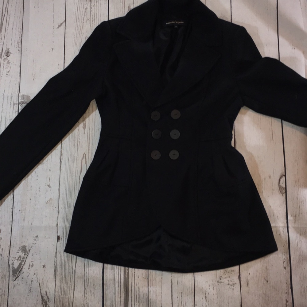 Nanette Lepore STRUCTURED NWT DOUBLE BREAST STRUCTURED PEA COAT JACKET